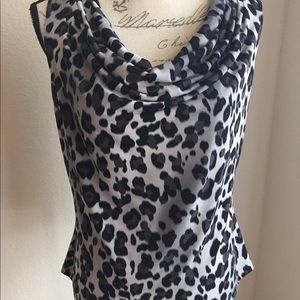 3/$25 🎈CALVIN KLEIN leopard print blouse